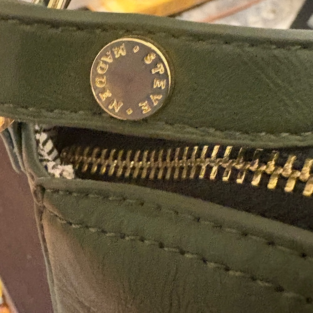 NWT Steve Madden Women's Hunter Green Satchel Bag - Picture 5 of 12
